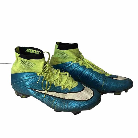 Nike Shoes - Nike Women’s Soccer Cleats 7.5 Mercurial Superfly Blue Lagoon Neon Volt *READ*